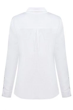 Ivy + Jack Ultimate White LS Linen Shirt Tops & Tees