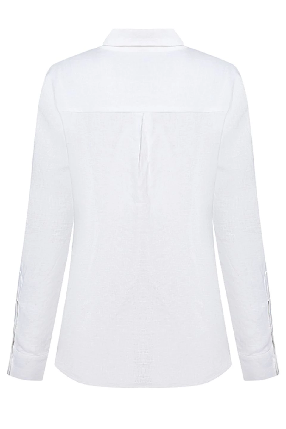 Ivy + Jack Ultimate White LS Linen Shirt Tops & Tees