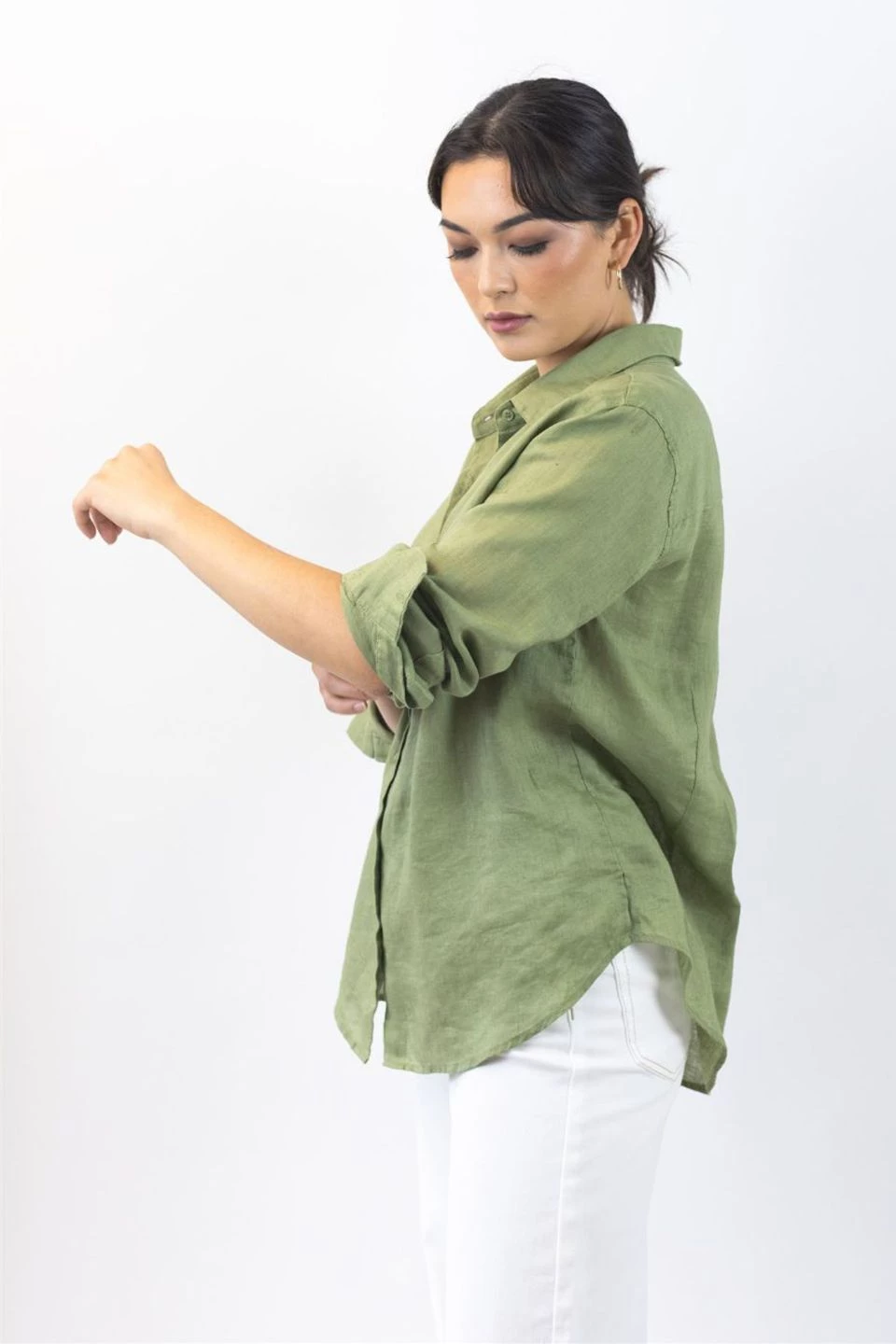 Ivy + Jack Tops & Tees Ultimate Forest Linen Shirt