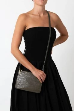 Vash Fifi Military Green Croc Mini Bag