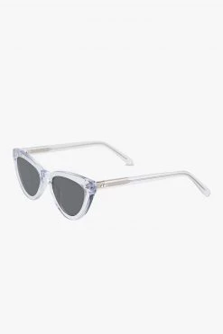 Status Anxiety Villain Clear Cat Eye Sunglasses