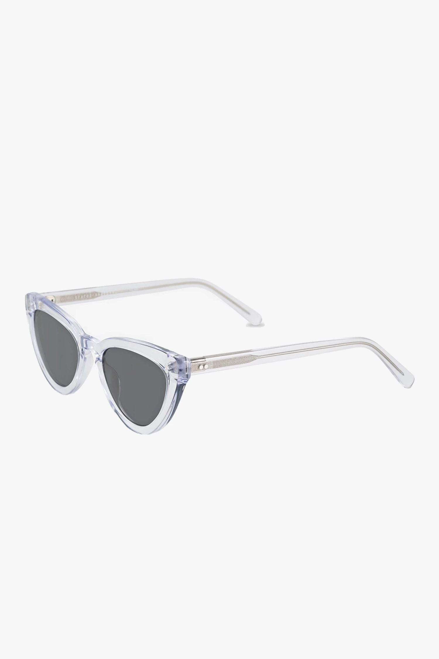 Status Anxiety Villain Clear Cat Eye Sunglasses