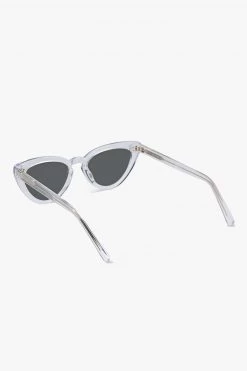 Status Anxiety Villain Clear Cat Eye Sunglasses