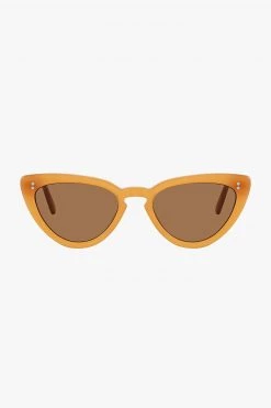Status Anxiety Eyewear Villain Honey Cat Eye Sunglasses