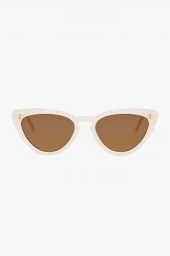 Status Anxiety Eyewear Villain Nude Cat Eye Sunglasses