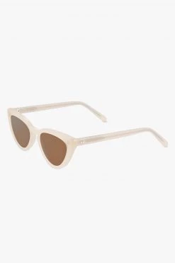 Status Anxiety Eyewear Villain Nude Cat Eye Sunglasses