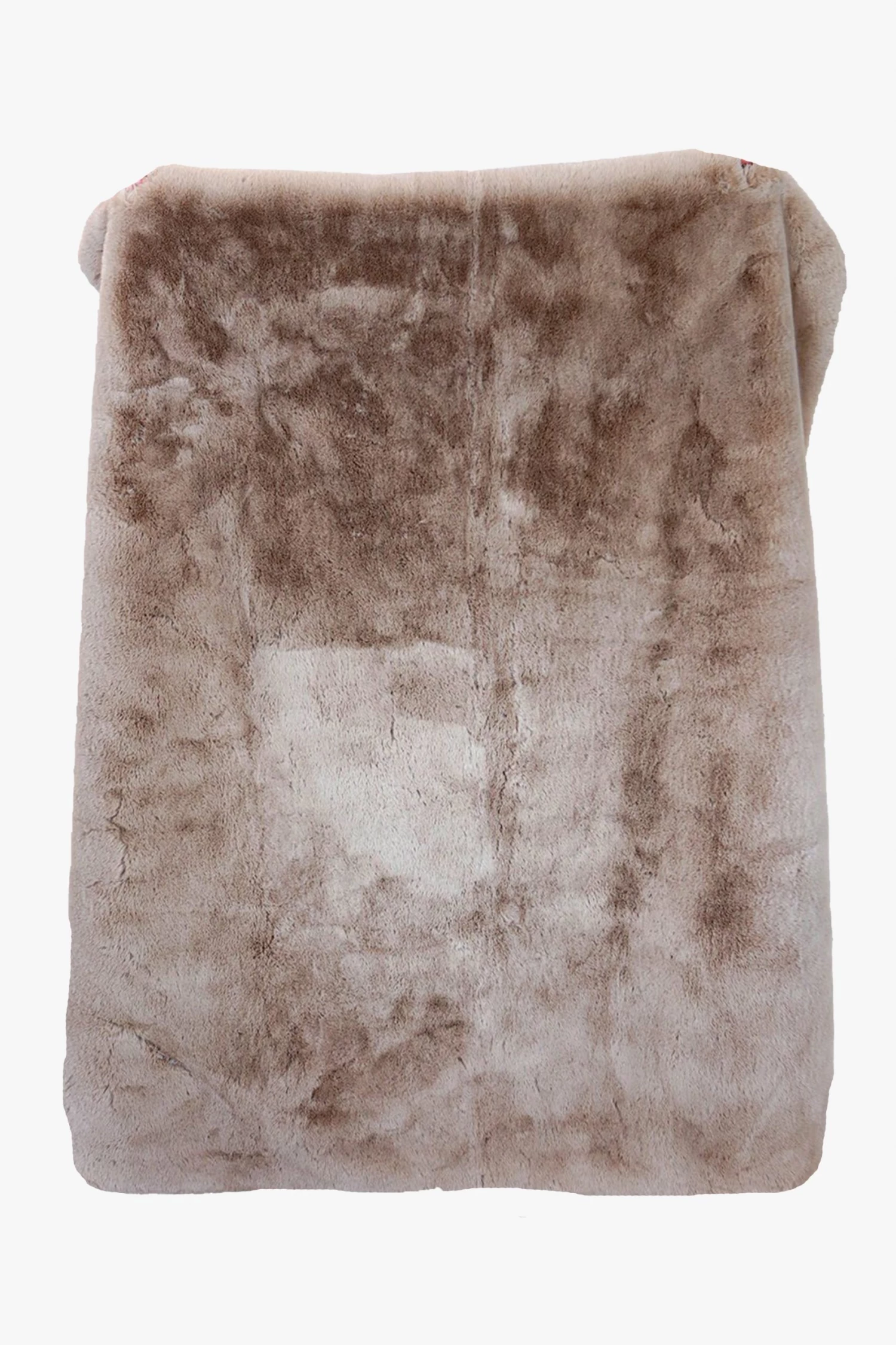 Home Lab Vegan Fur Throw Big Bear Pewter 130X 150cm