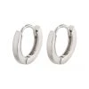 Pilgrim Arnelle Mini Silver Plated Hoop Huggy Earrings
