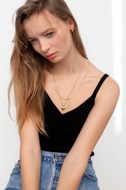 Brie Leon Novia Gold Chain Necklace 65cm