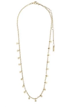 Pilgrim Panna Gold Multi Mini Charm Necklace