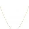 Brie Leon 925 Redondo Drop Necklace Gold Plated Black Stone Drop Detail Jewellery
