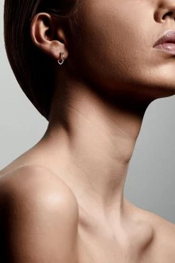 Pilgrim Roberta Pi Gold Plated Crystal 12mm Earrings