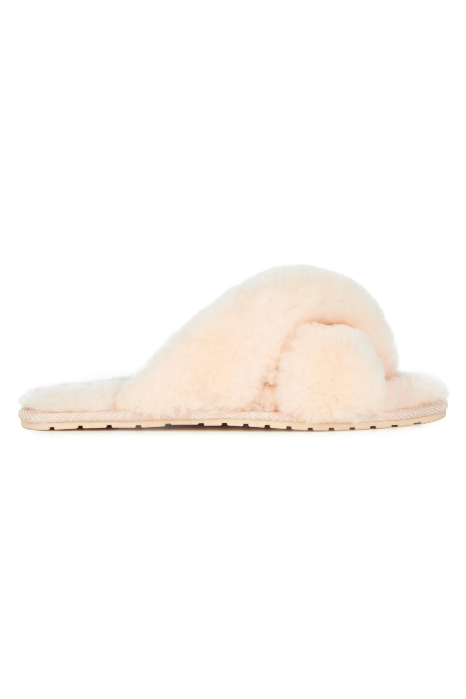 Emu Loungewear Basics Mayberry Natural Wool Crossover Slippers