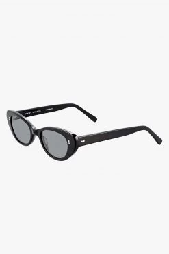 Status Anxiety Wonderment Narrow Black Sunglasses Eyewear