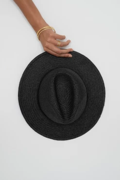 Humidity Lifestyle Weekender Fedora Black Hat