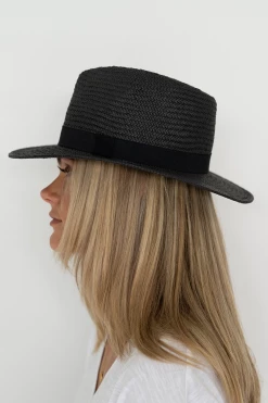 Humidity Lifestyle Weekender Fedora Black Hat