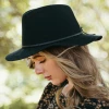 Brixton Wesley Fedora Black Wool Felt Hat