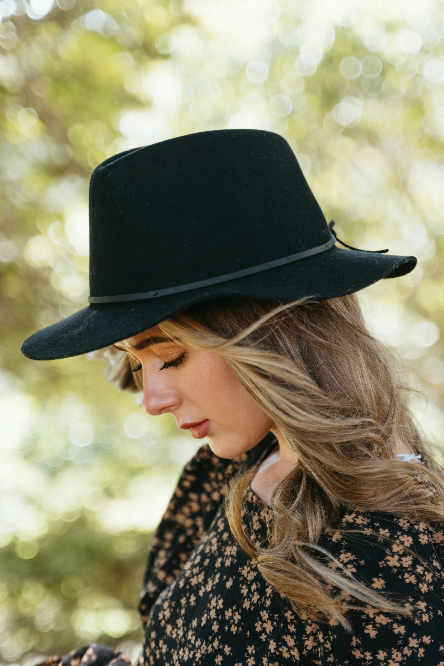 Brixton Wesley Fedora Black Wool Felt Hat