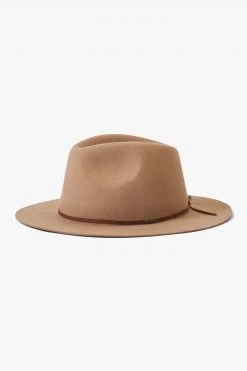 Brixton Hats & Beanies Wesley Packable Fedora Mojave Wool Felt Hat