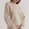 Assembly Cotton Cashmere Lounge Sweat Oat Marle New In