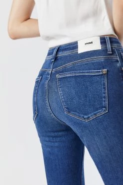 Mavi Tess Dark Brushed Indigo Organic Denim Jean