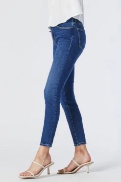 Mavi Tess Dark Brushed Indigo Organic Denim Jean