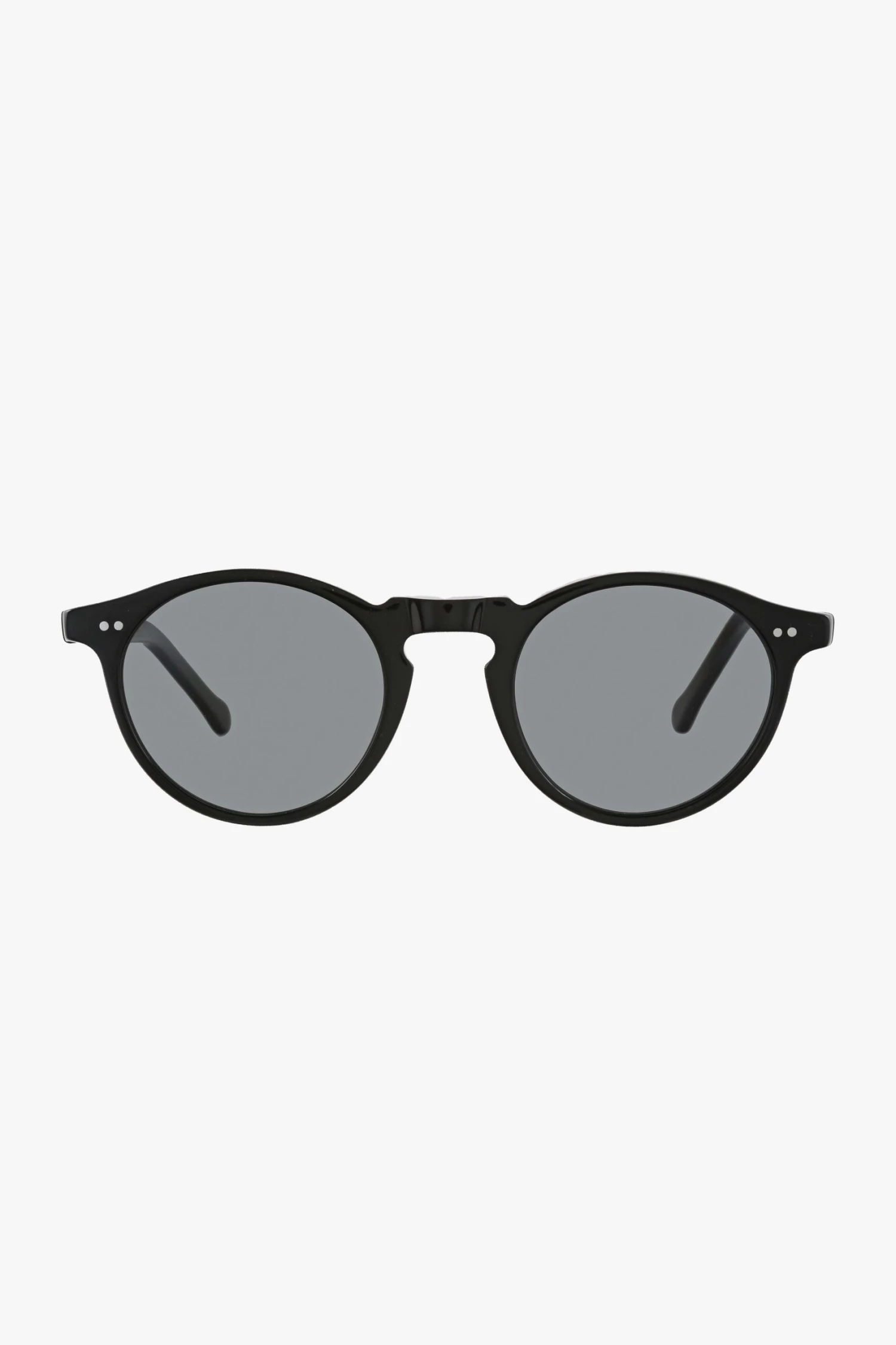 Status Anxiety Eyewear Ascetic Black Round Sunglasses