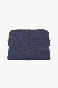 Elms+King Bowery Clutch French Navy