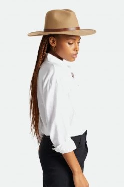 Brixton Field Proper Taupe Wool Felt Hat Hats & Beanies