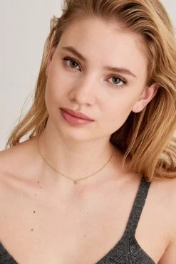 Ania Haie Midnight Gold Necklace With Gem