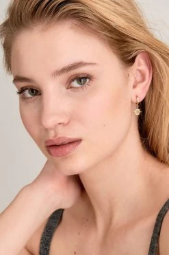 Ania Haie Midnight Star Huggie Hoop Gold Earrings