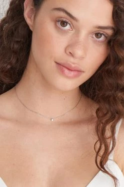 Ania Haie Under Lock + Key Fine Padlock Silver Necklace Jewellery