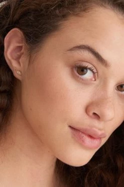 Ania Haie Jewellery Wild Soul Evil Eye 4mm Gold Stud Earrings