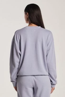 Huffer Slouch Drop Out Iris Logo Cotton Crew