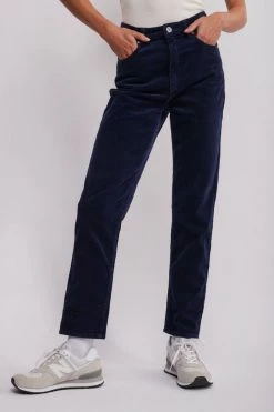 Abrand Jeans A 94 High Slim French Navy Cord Pant Denim