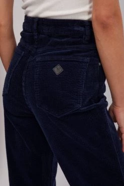 Abrand Jeans A 94 High Slim French Navy Cord Pant Denim