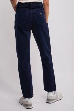 Abrand Jeans A 94 High Slim French Navy Cord Pant Denim
