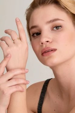 Ania Haie Midnight Star Adjustable Gold Ring Jewellery