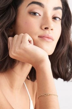 Ania Haie Jewellery Chain Reaction Fine Gold Chain Bracelet