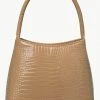 Brie Leon Chloe Top Handle Biscuit Baby Croc Bag