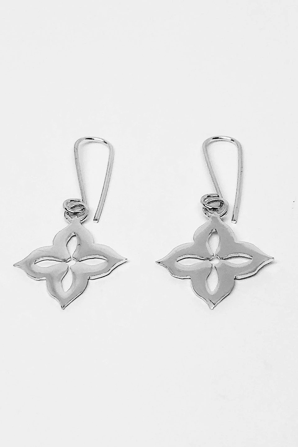 Audrey Loves Ruby Moroccan Flower Earrings