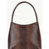 Brie Leon Chloe Top Handle Dark Brown Snake Bag Bags & Wallets