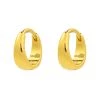 Brie Leon Jewellery Curved Solid Gold Sleeper Earrings