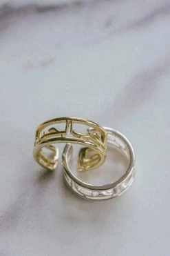 Lindi Kingi Love Peace Ring Jewellery