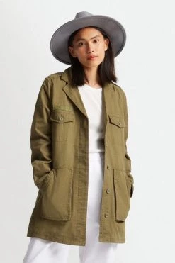 Brixton Quardro Military Olive Twill Jacket
