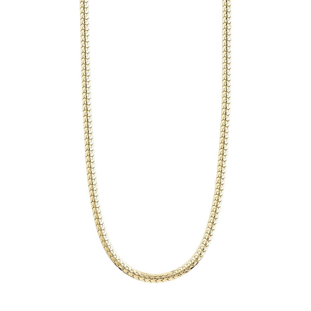 Pilgrim Jewellery Talia Flat Snake Chain Gold Necklace