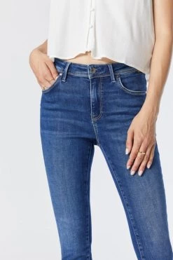 Mavi Tess Dark Brushed Indigo Organic Denim Jean