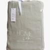 Home Lab 100% French Linen Duvet Cover Set King Sage