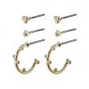 Pilgrim Gracefulness Stud Earring Set Gold Plated Jewellery