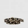 Loop Leather Logan Leopard Leather Belt Belts & Scarves